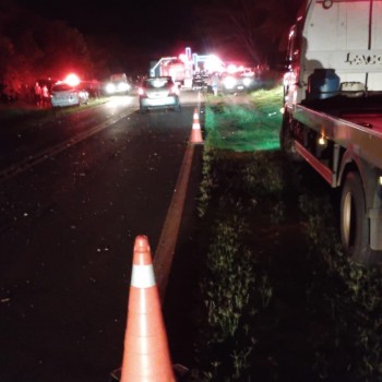 Sinistro em rodovia de Ouro Verde resulta em vítima fatal e outra com ferimentos leves.